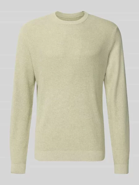 Sweter z dzianiny z prążkowanymi wykończeniami Mcneal
