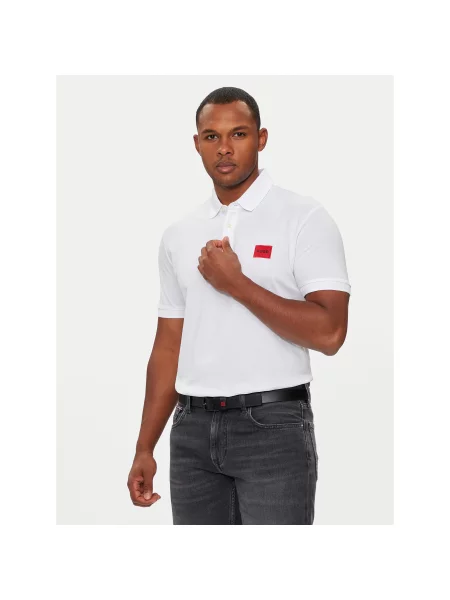 Hugo Поло Slim Fit білий