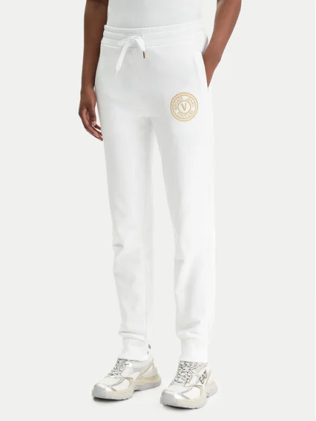 Versace Jeans Couture Долнище анцуг бял
