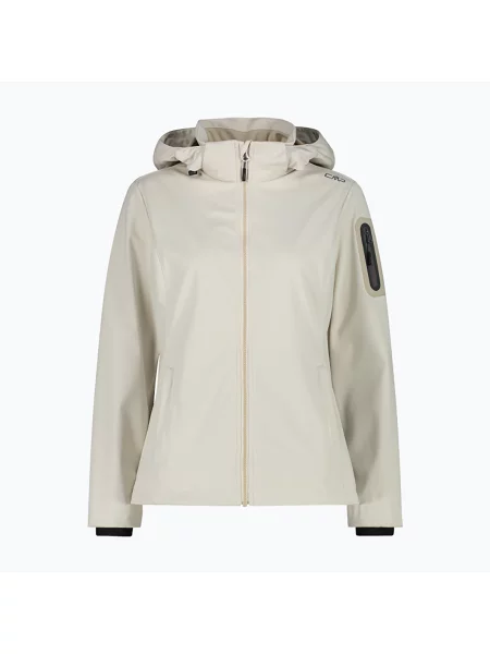 Kurtka softshell CMP Zip Hood vaniglia beżowa