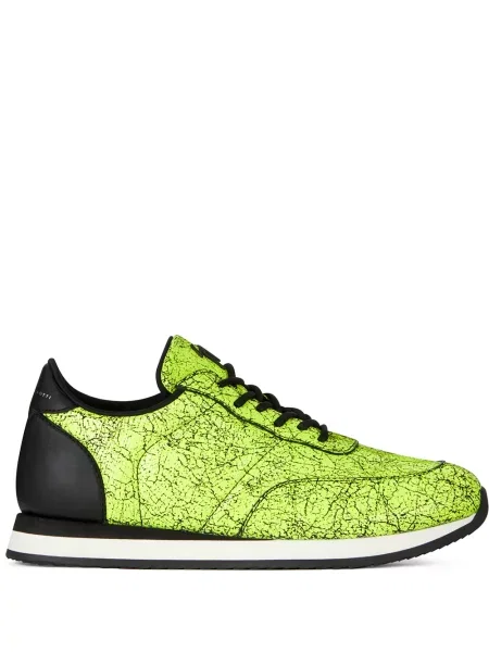 Sneakerși Giuseppe Zanotti cu imagine galben