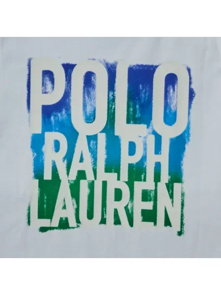 Tricou polo copii Polo Ralph Lauren alb