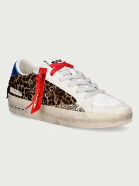 Crime London DELUXE sneakers pentru femei din piele maro