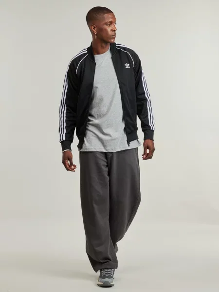 Bunda adidas Originals Adicolor Classics Sst Track Jacket Black/ White XL bílá