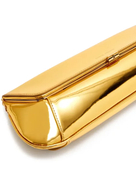 Geantă plic Amina Muaddi galben