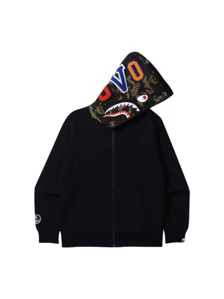 Bluza z kapturem A Bathing Ape® dwustronna czarna