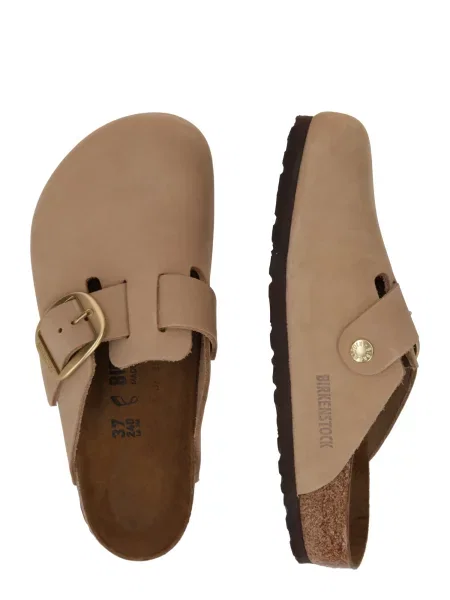 Pantofi Birkenstock cu cataramă bej