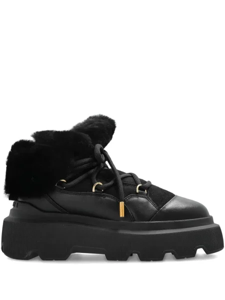 Trekking gležnjače Inuikii s vezicama s čipkom crna