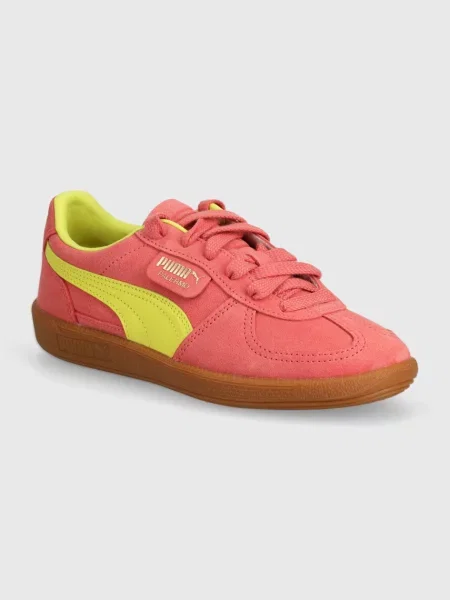 Puma Palermo sportcipő velúr narancsszínű