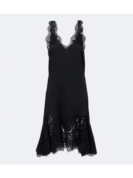 Rochie Stella Mccartney din dantelă negru