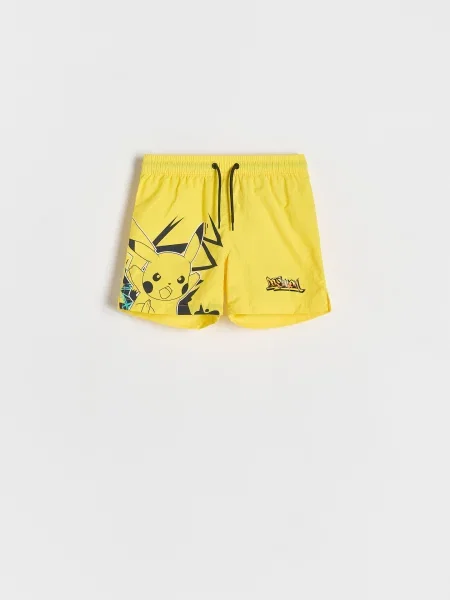 Reserved Koupací kraťasy Pokémon žlutá