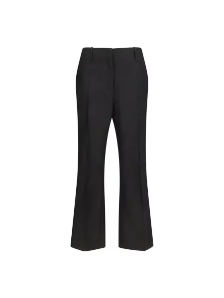 Spodnie Dries Van Noten wełniane czarne