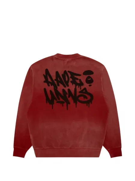 Hanorac Aape By A Bathing Ape cu imagine roșu