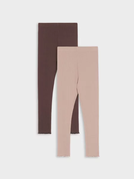 Sinsay žebrované legíny 2 pack vícebarevná