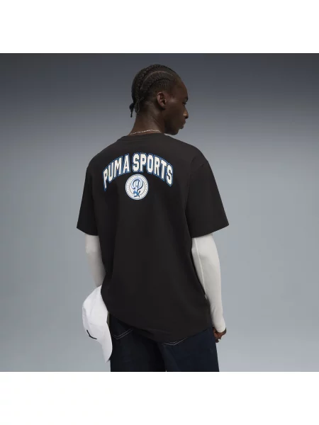 Koszulka o luźnym kroju Casual Essentials Sports Legacy czarna