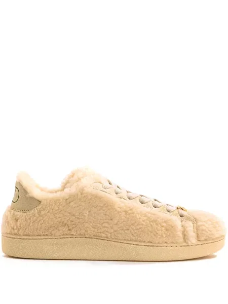 Sneakerși Valentino Garavani cu șireturi din dantelă