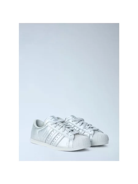 Sneakersy Adidas Superstar skórzane szare