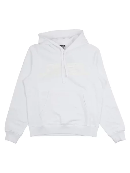Bluza z kapturem Diesel biała