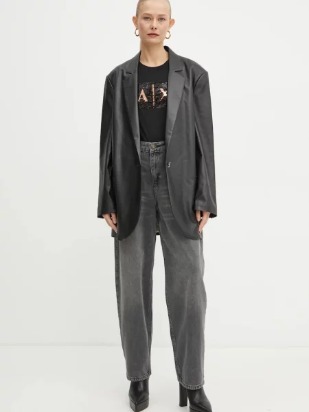Armani Exchange kratka majica črna