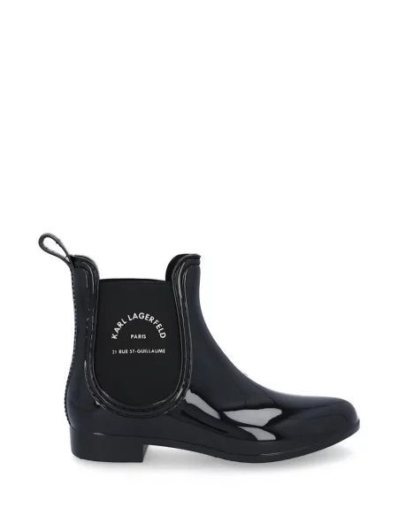 Botine Karl Lagerfeld cu autograf negru