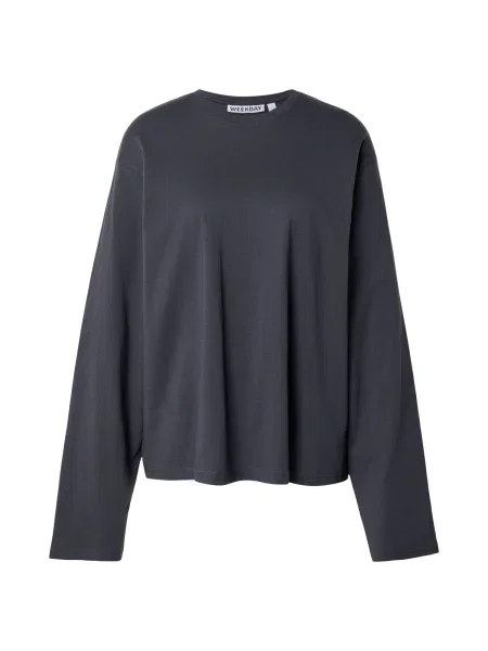 WEEKDAY Tricou Danya metalic gri