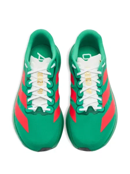 Маратонки Adidas Adizero бродирани на райета бяло