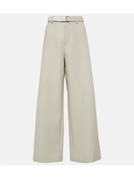 Pantaloni Sacai alb