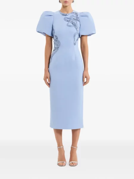 Rochie midi Rebecca Vallance albastru