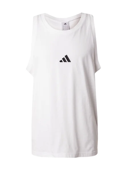 Πουκάμισο Adidas Sportswear από ζέρσεϋ με αυτόγραφο λευκό