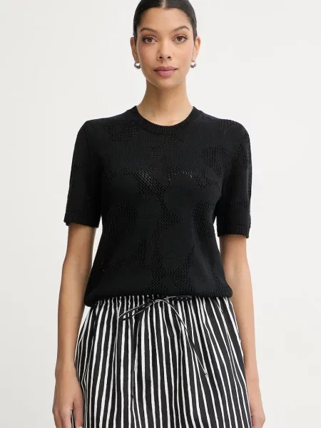 Marimekko tricou pentru femei din negru