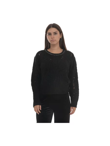 Sweter Liu Jo wełniany czarny