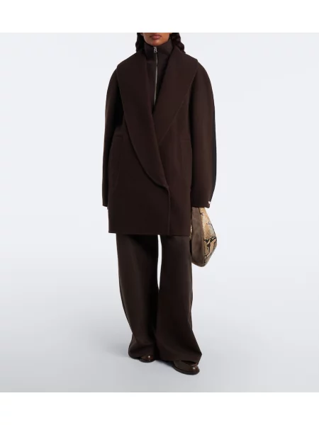 Palton Sportmax de lână maro