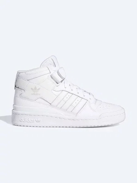 Шкіряні кросівки adidas Originals Forum Mid J білий