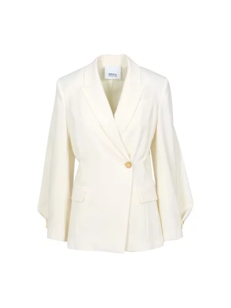 Marynarka Erika Cavallini wełniana beżowa