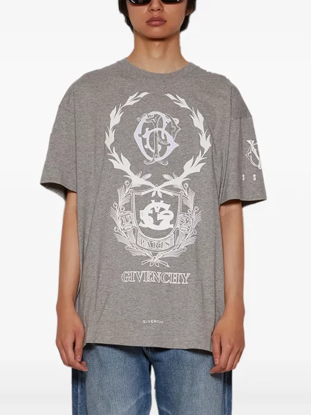Tricou Givenchy scurt gri