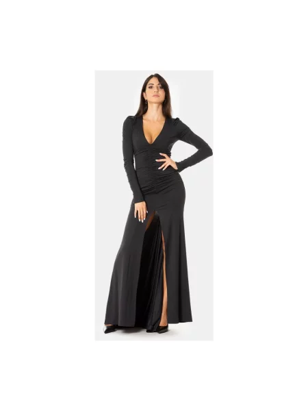 Sukienka maxi Aniye By biznesowa czarna