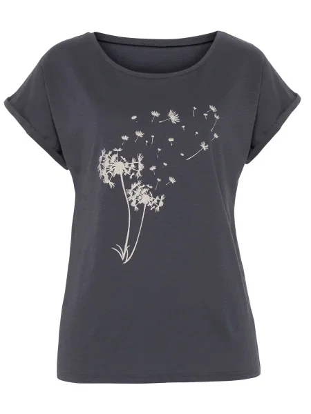 VIVANCE Tricou bleumarin alb