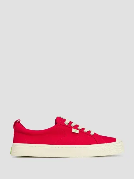 Tenisówki Cariuma OCA Low Red Canvas czerwone
