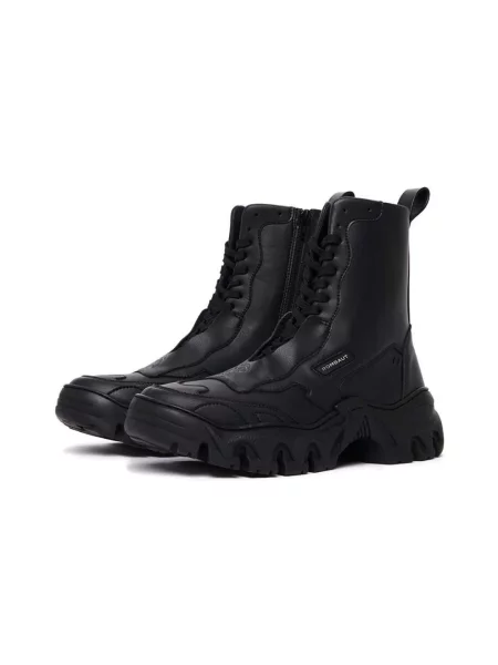 Buty do kostki Rombaut skórzane czarne