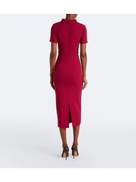 Rochie midi Roland Mouret roz