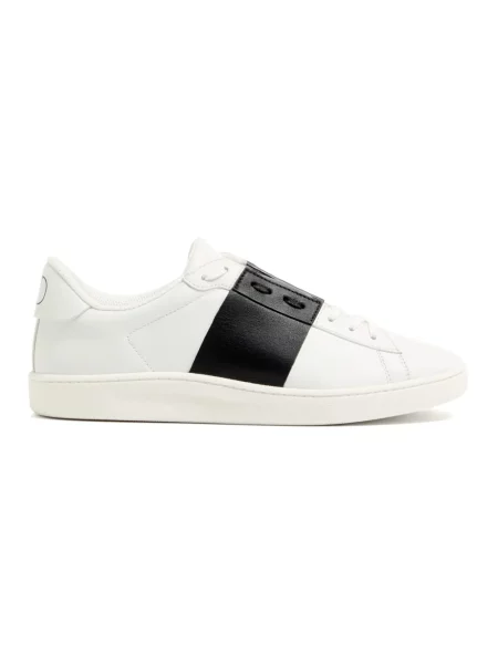 Sneakersy Valentino Open skórzane białe
