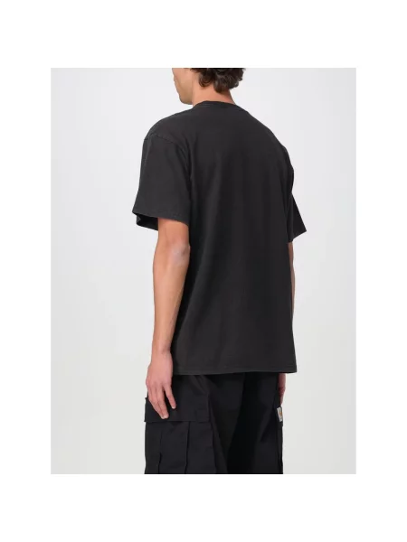 T-shirt Carhartt WIP S/S Ingo Pocket T-Shirt UNISEX Black Garment Dyed S czarna