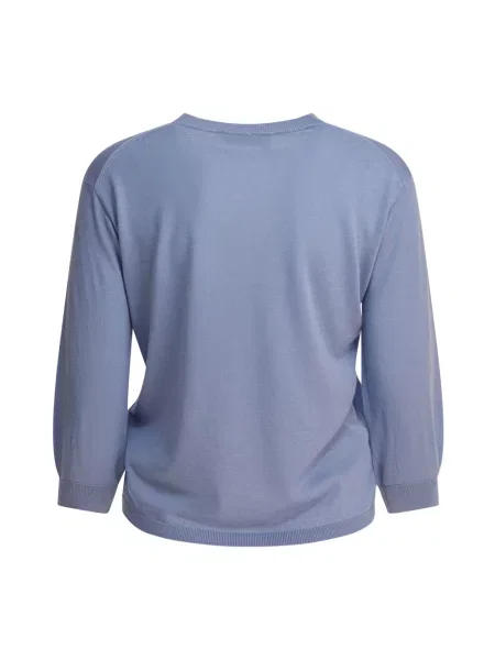 Sweter Max Mara wełniany niebieski
