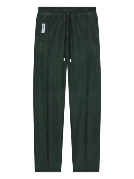 Pantaloni Gcds cu dungi verde