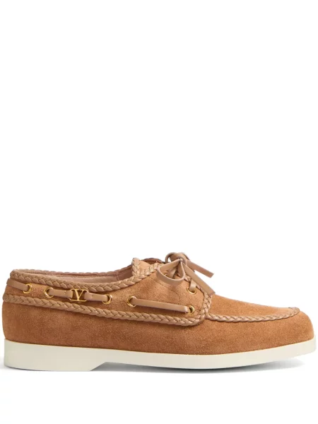 Pantofi loafer Valentino Garavani maro