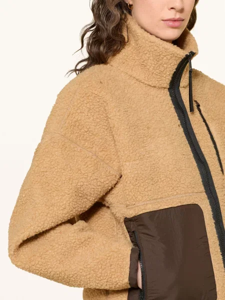 Canada Goose Bunda Z Medvídčí Kůže Simcoe / tmavě hnědá béžová