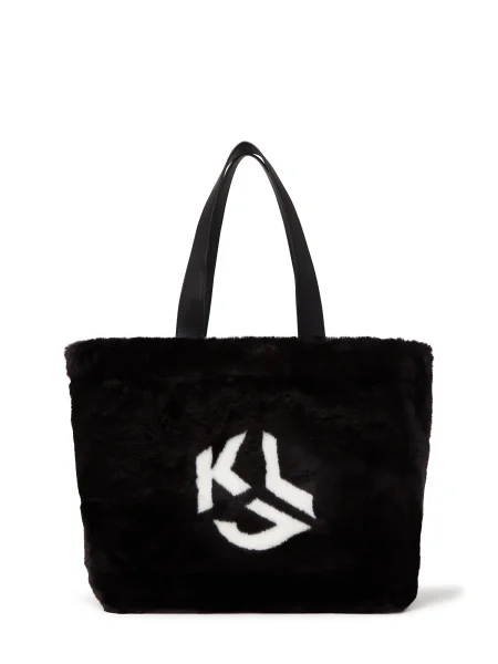 KARL LAGERFELD JEANS Poșete negru alb