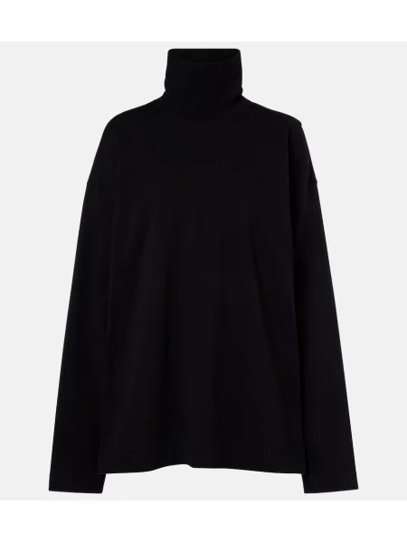 Top Phoebe Philo od jersey crna