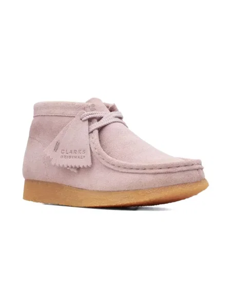Botki dziecięce Clarks różowe