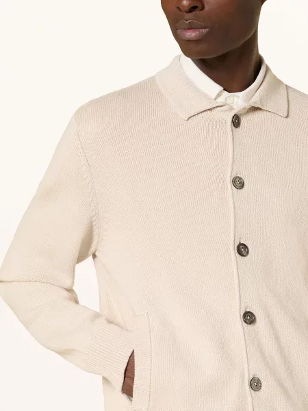 Eleventy Kardigan beige beżowy